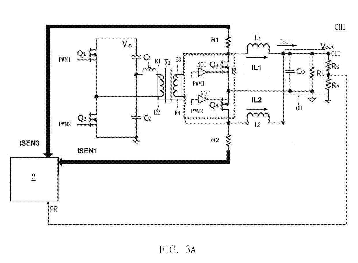 Dc-dc converting circuit and multi-phase power controller thereof