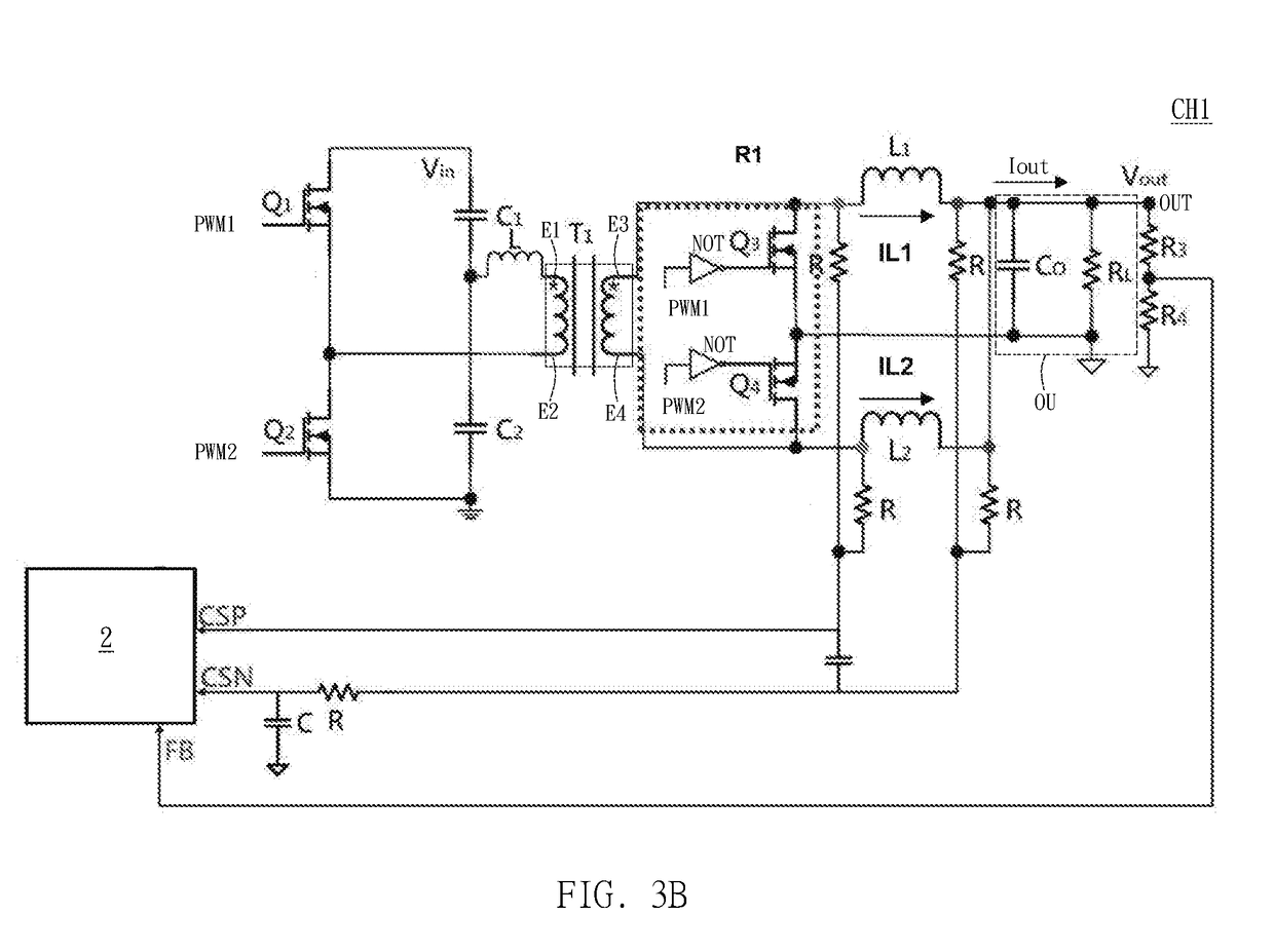 Dc-dc converting circuit and multi-phase power controller thereof