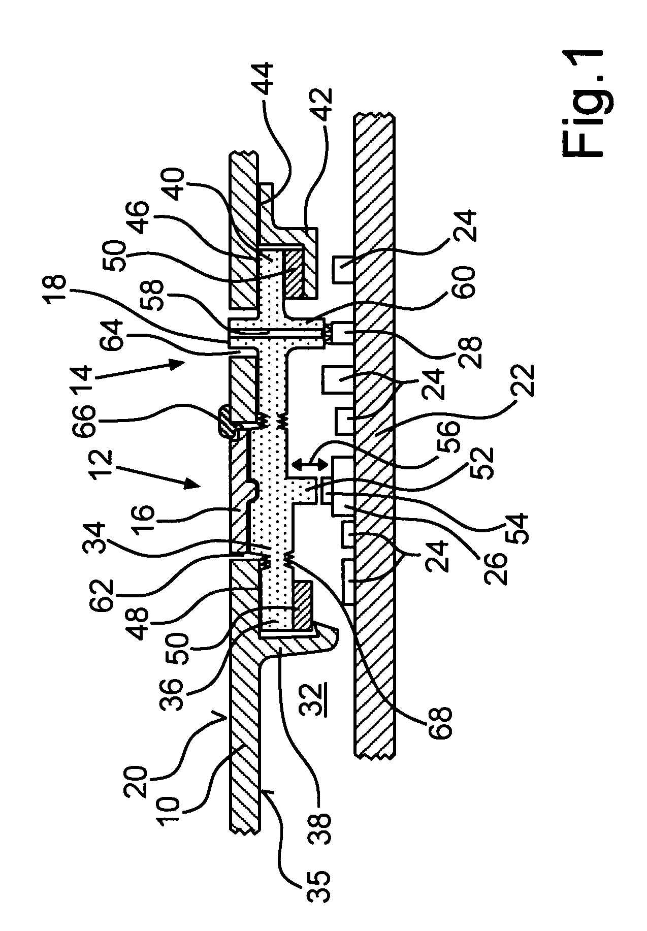 Control unit for a household appliance