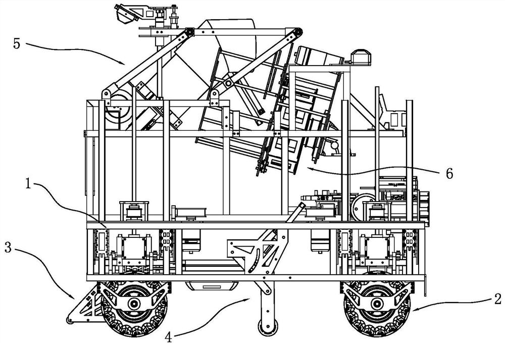 A complex terrain mobile robot