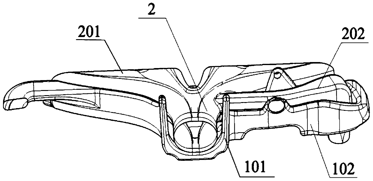 Gasoline supercharged engine exhaust gas recirculation system device