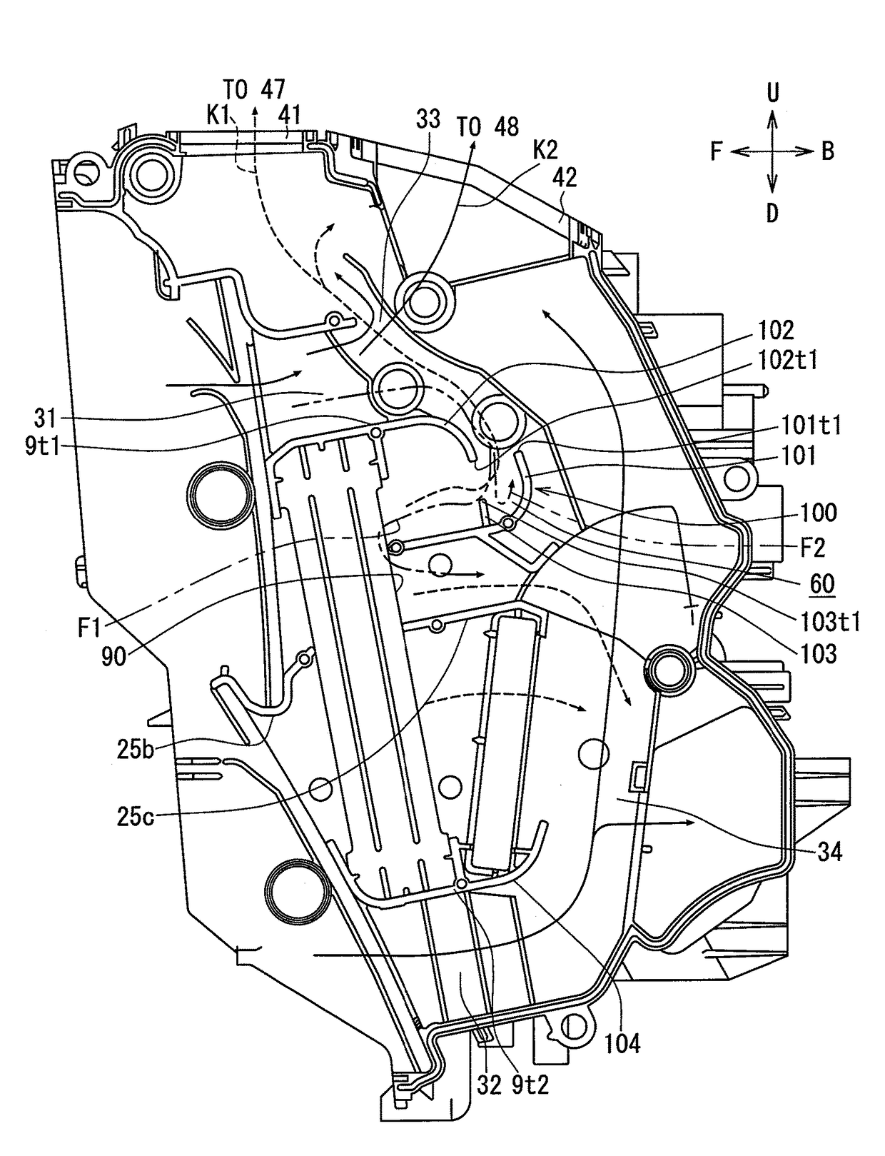 Air conditioning device for vehicle