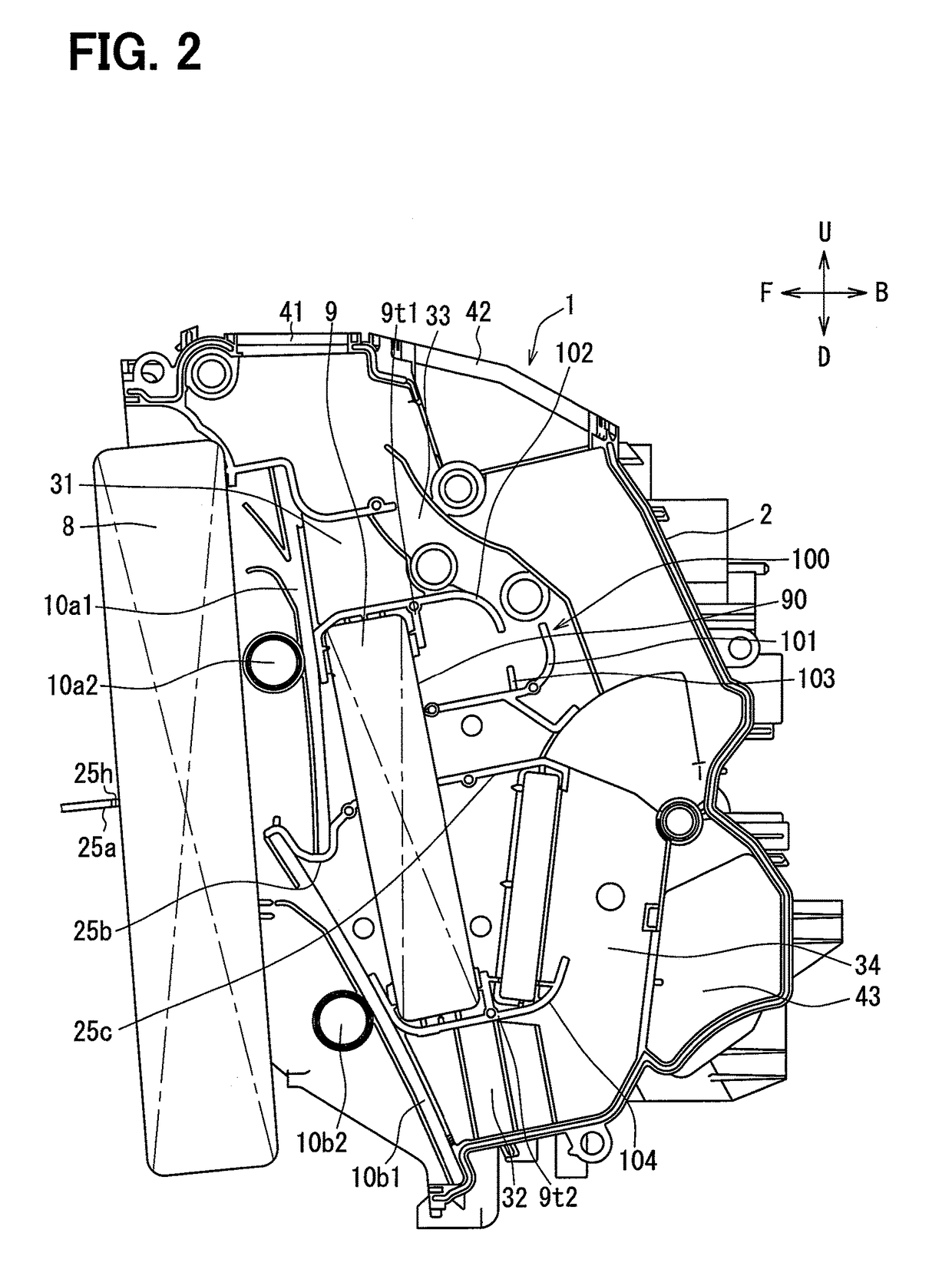 Air conditioning device for vehicle