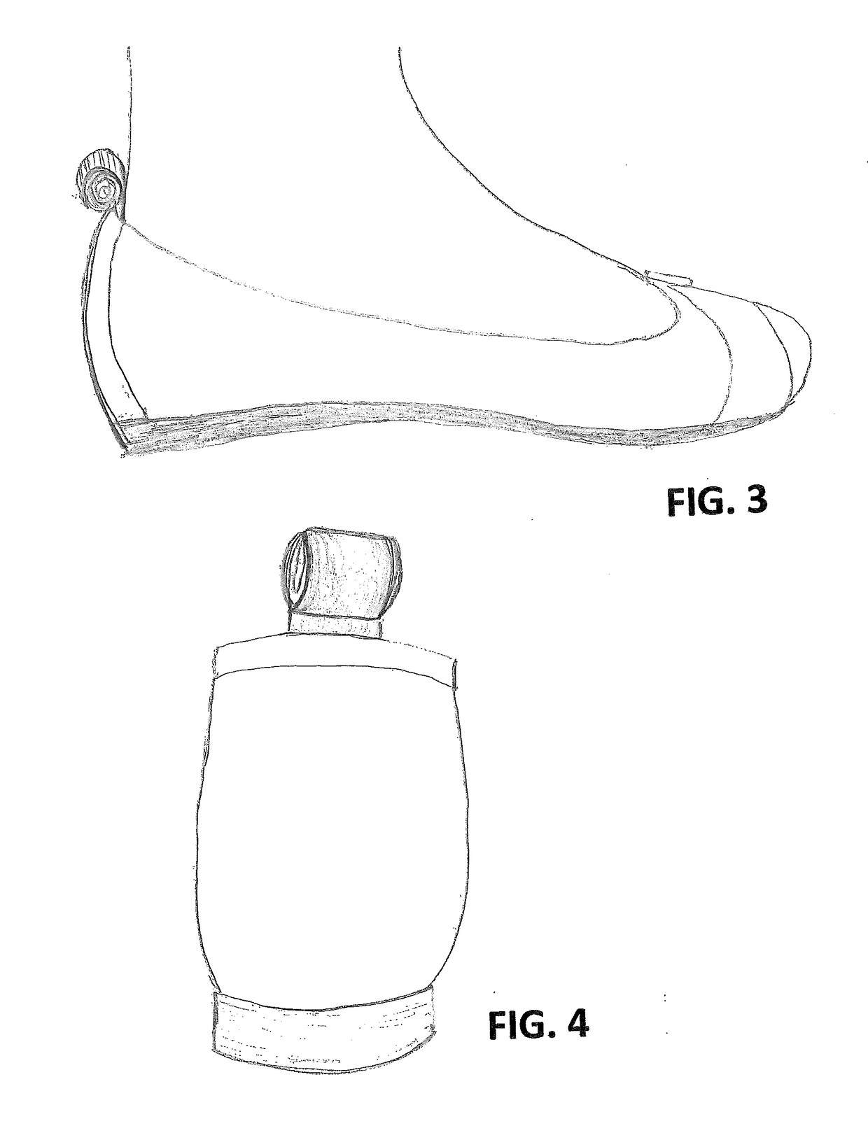 Non-slip, Reinforced Heel Sock, Device and Element for the Same