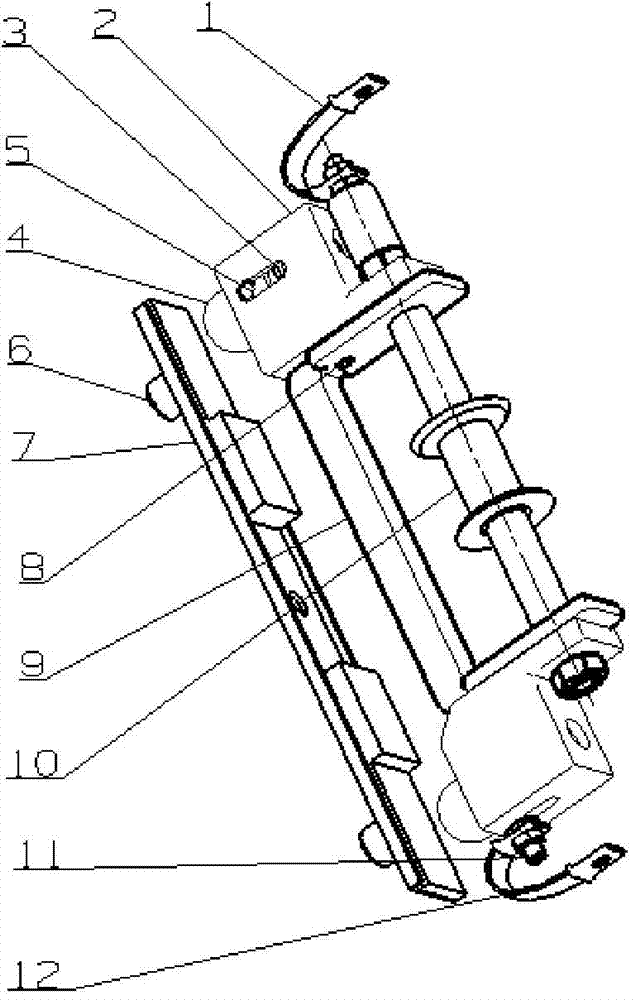 Telescopic contact assembly for thyristor on-load tap switch