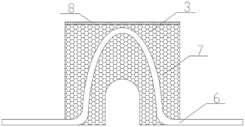 A new and old bridge joint structure system and construction method