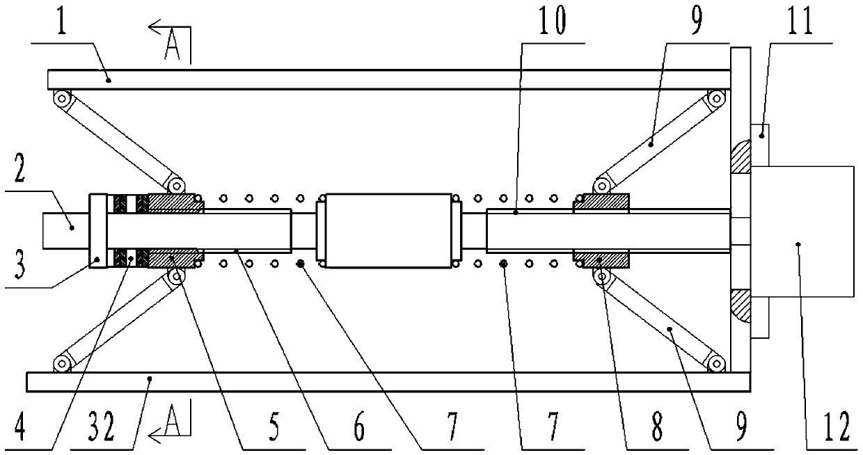 An electrically driven motor base adjuster