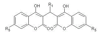 Coumarin derivative and its preparation method and application