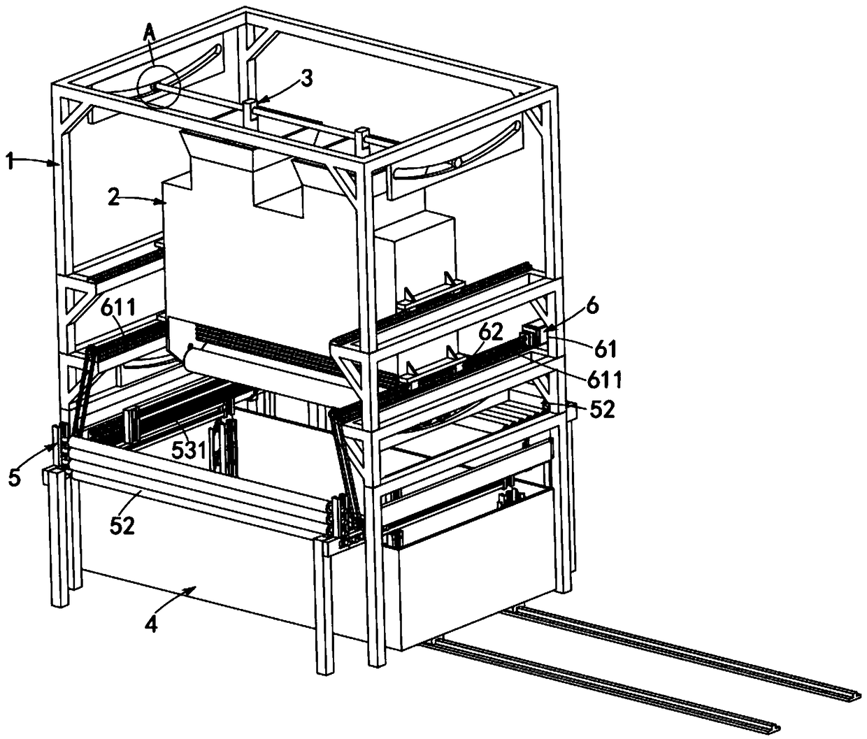 Novel sheet jelly quick shaping and processing system