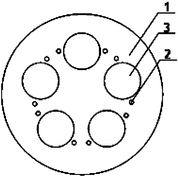 Device for evenly tensioning anchor cable