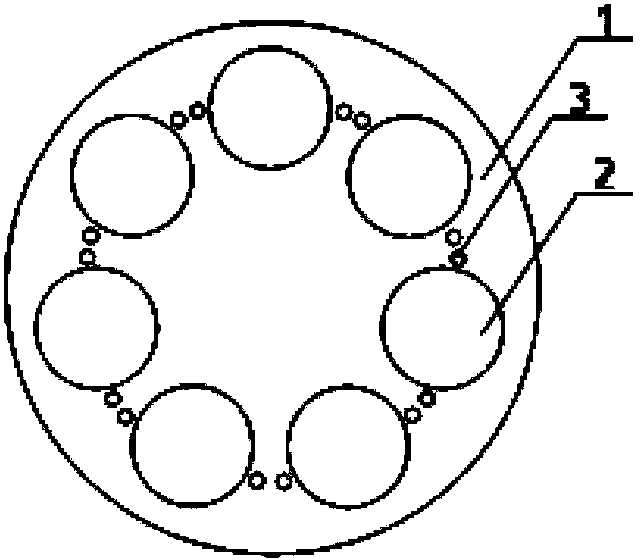 Device for evenly tensioning anchor cable