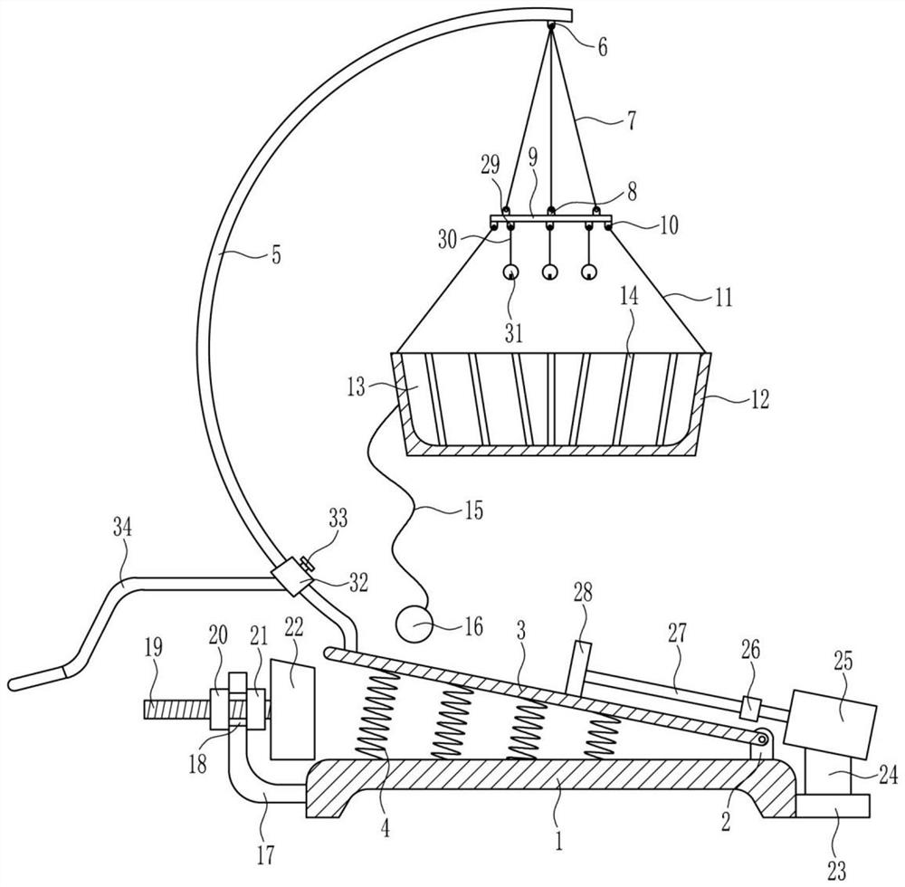 A medical baby hammock