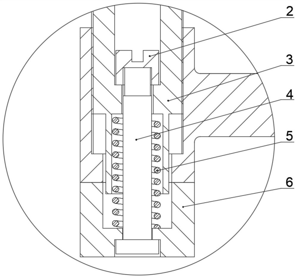 Elastic pressing device for antenna processing