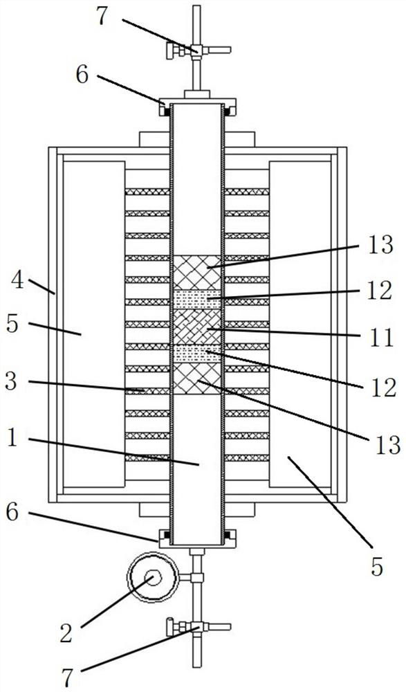 Thermocatalytic water decomposition reactor and thermocatalytic water decomposition hydrogen production system and method