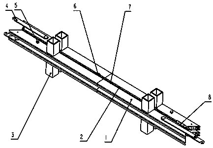 A telescopic folding frame for outer packaging of goods