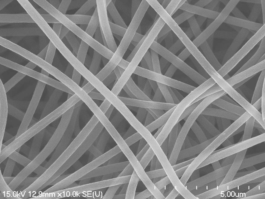 Application of tin disulfide/carbon nanofiber composite material in degradation of organic pollutants