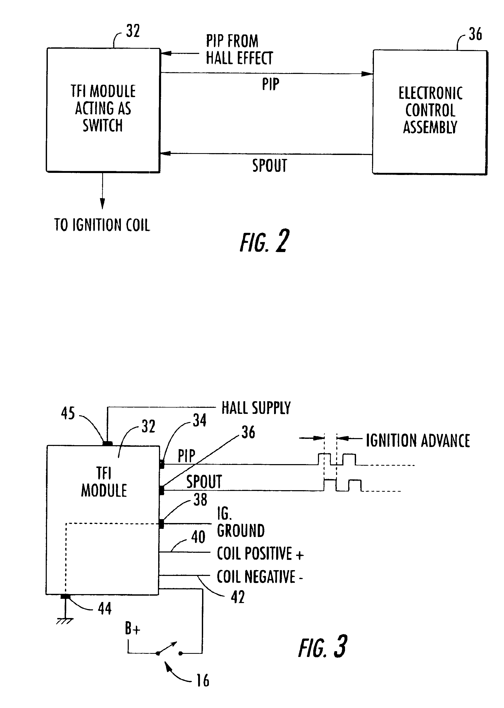 Vehicle ignition system using ignition module with reduced heat generation