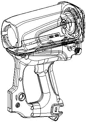 Rotating structure of air gun cylinder head