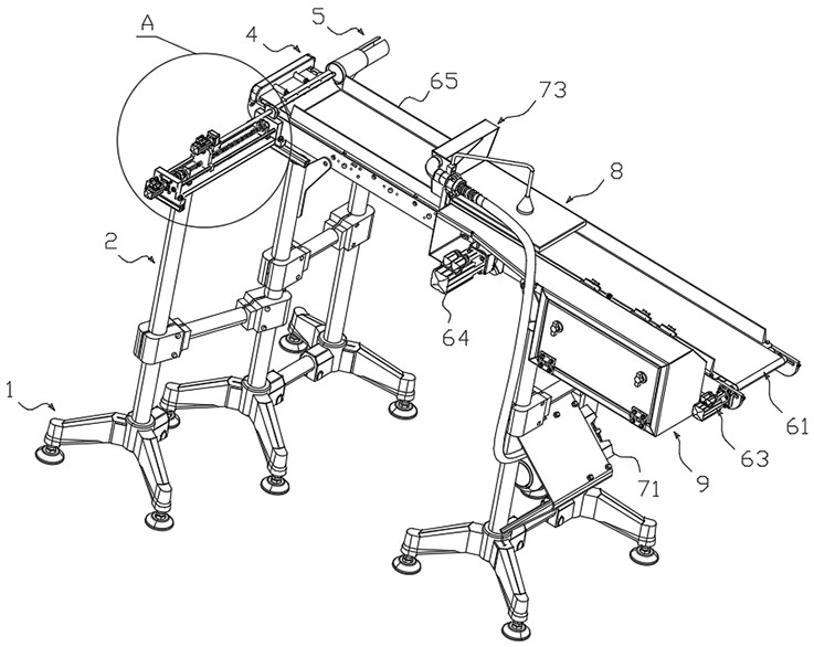 Trousers packing equipment