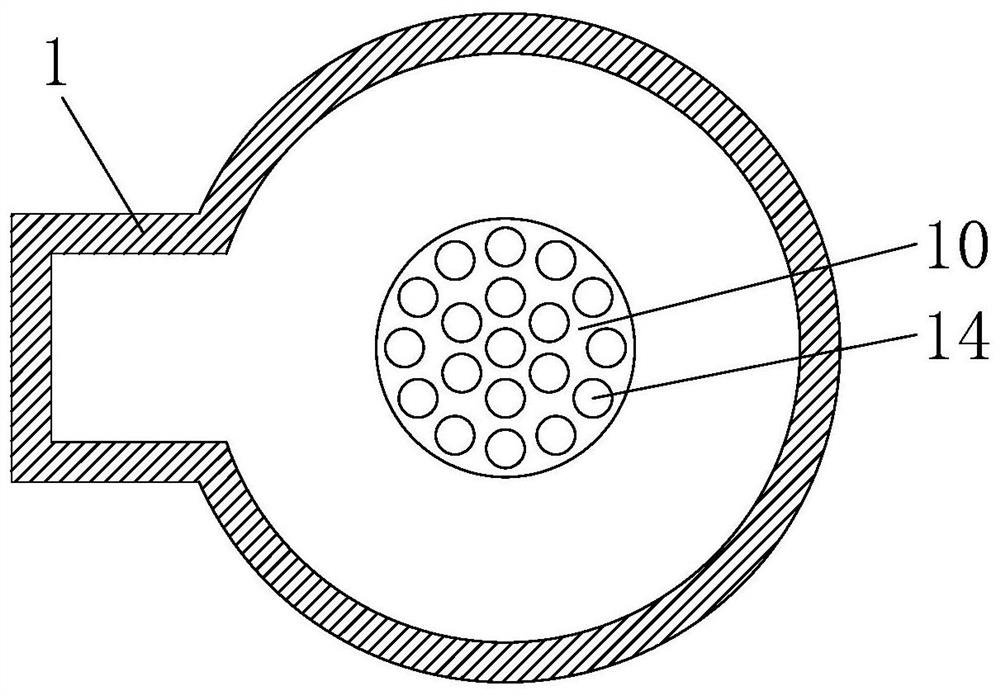 An aluminum profile smelting furnace