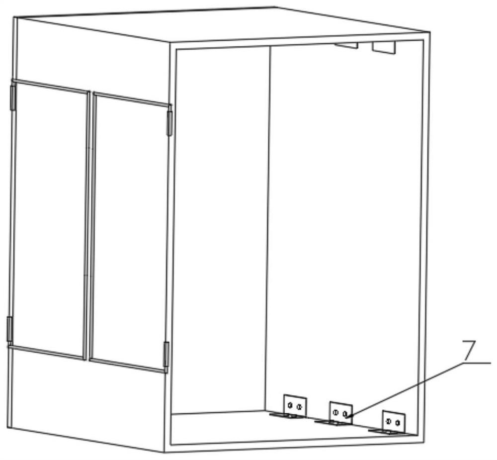 Express box with packaging structure