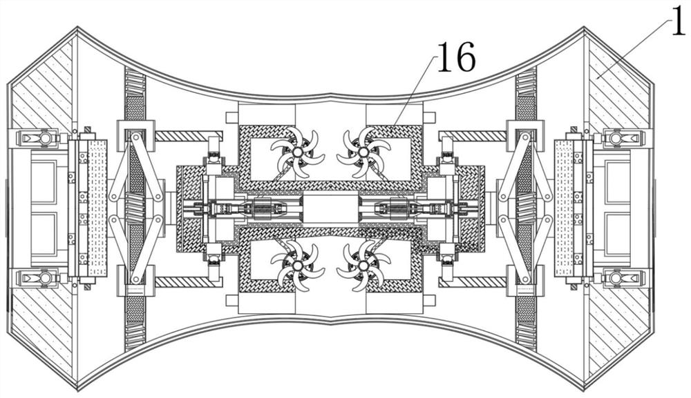 Equipment for avoiding transmission interruption caused by external force collision for computer maintenance