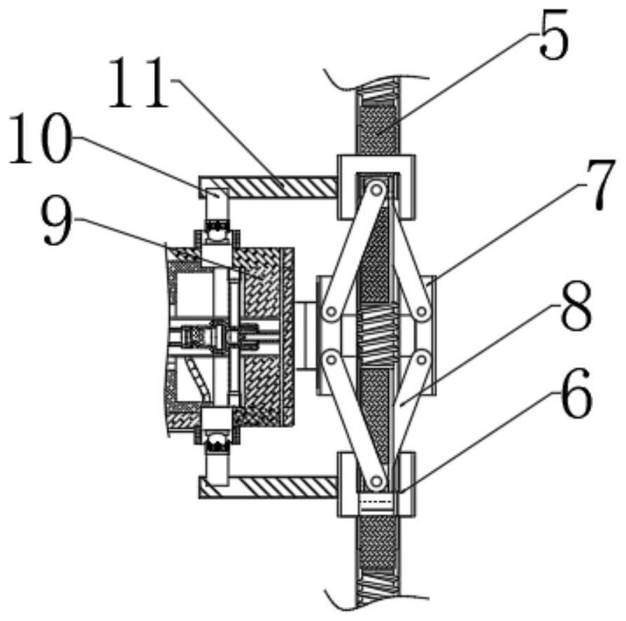 Equipment for avoiding transmission interruption caused by external force collision for computer maintenance