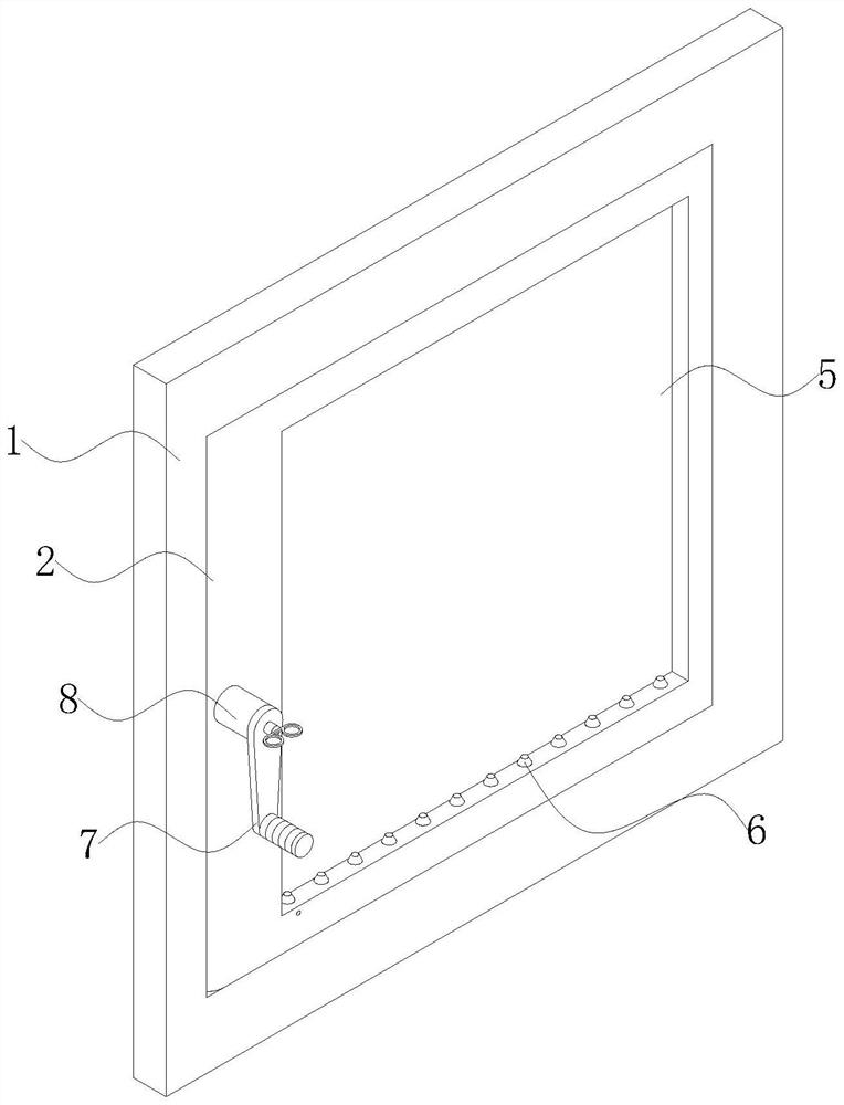 Heat preservation and insulation aluminum alloy door and window