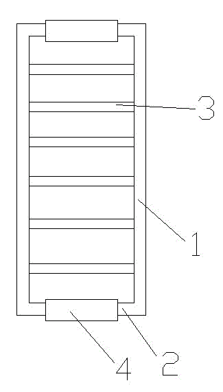 Plastic support frame for engineering