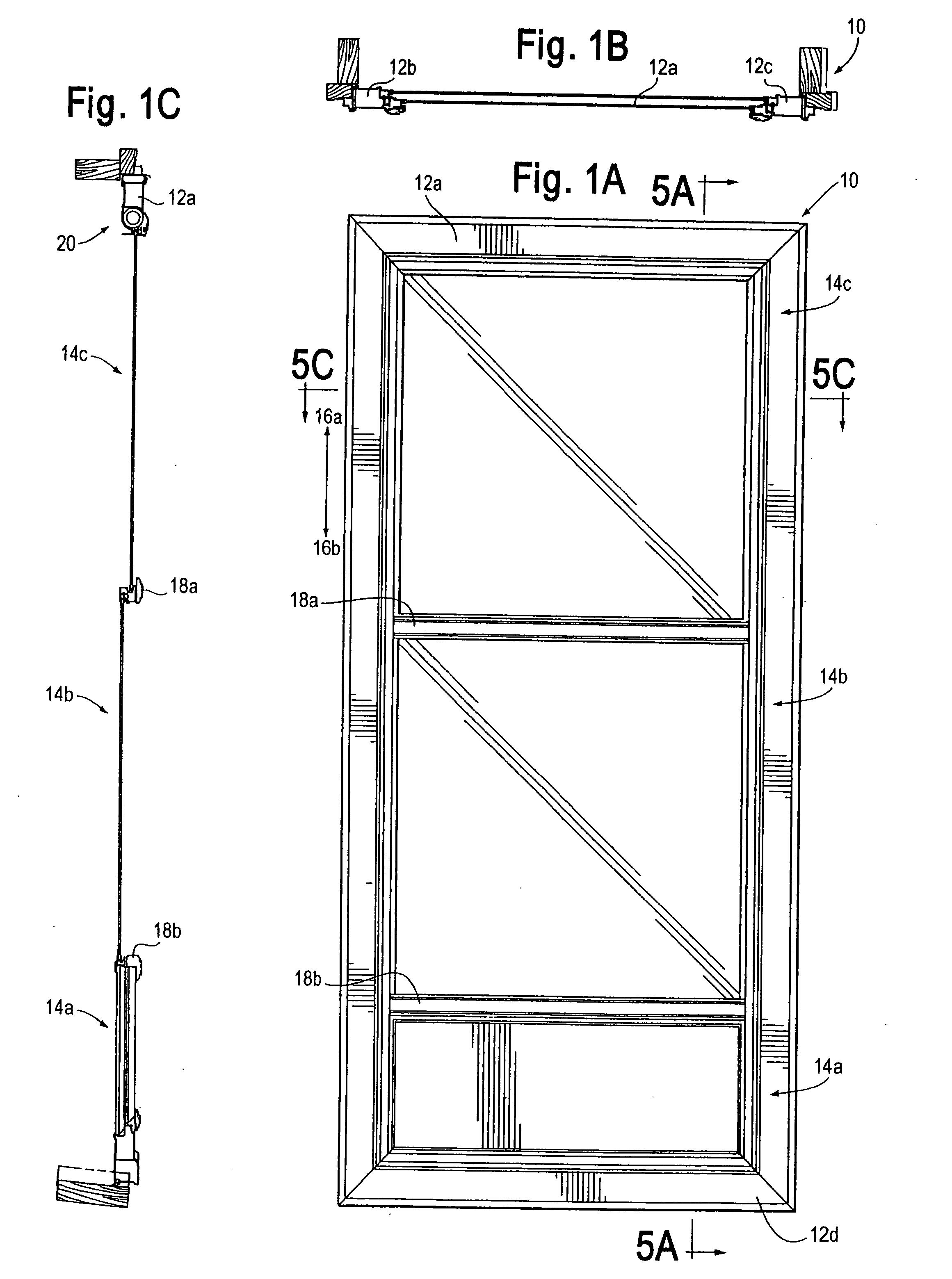 Door with retractable screen