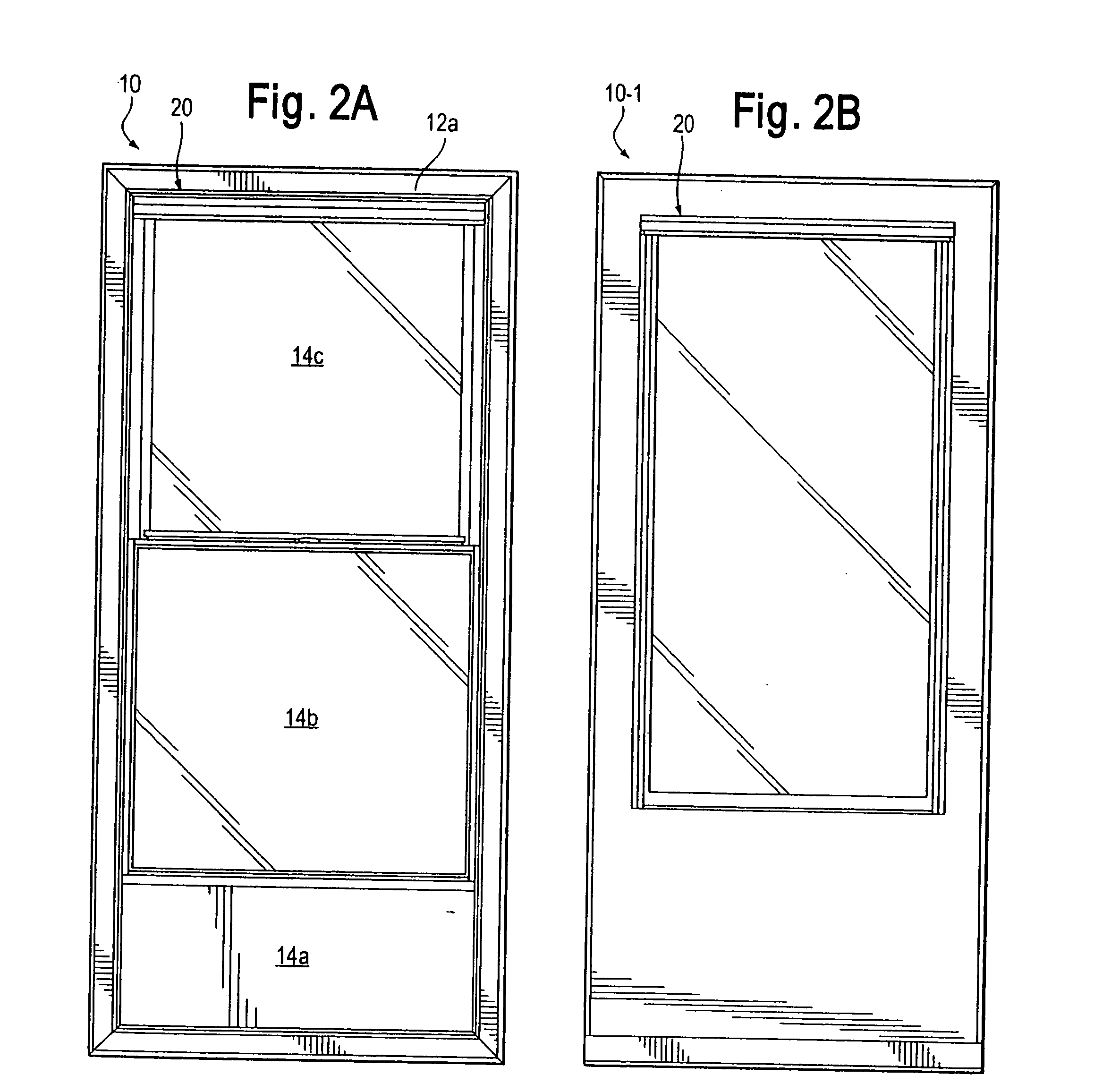 Door with retractable screen