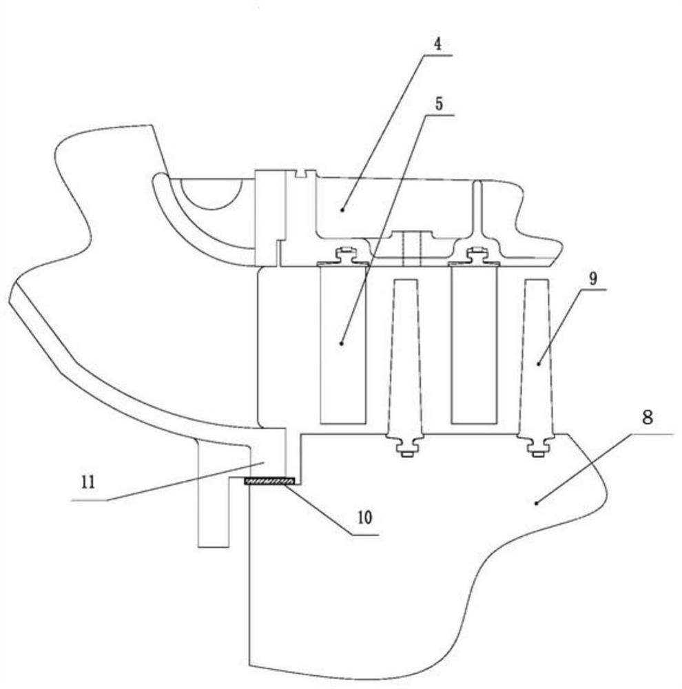 Method for disassembling and assembling blade type high-pressure fan of turbine generator