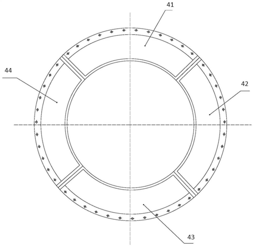 Method for disassembling and assembling blade type high-pressure fan of turbine generator