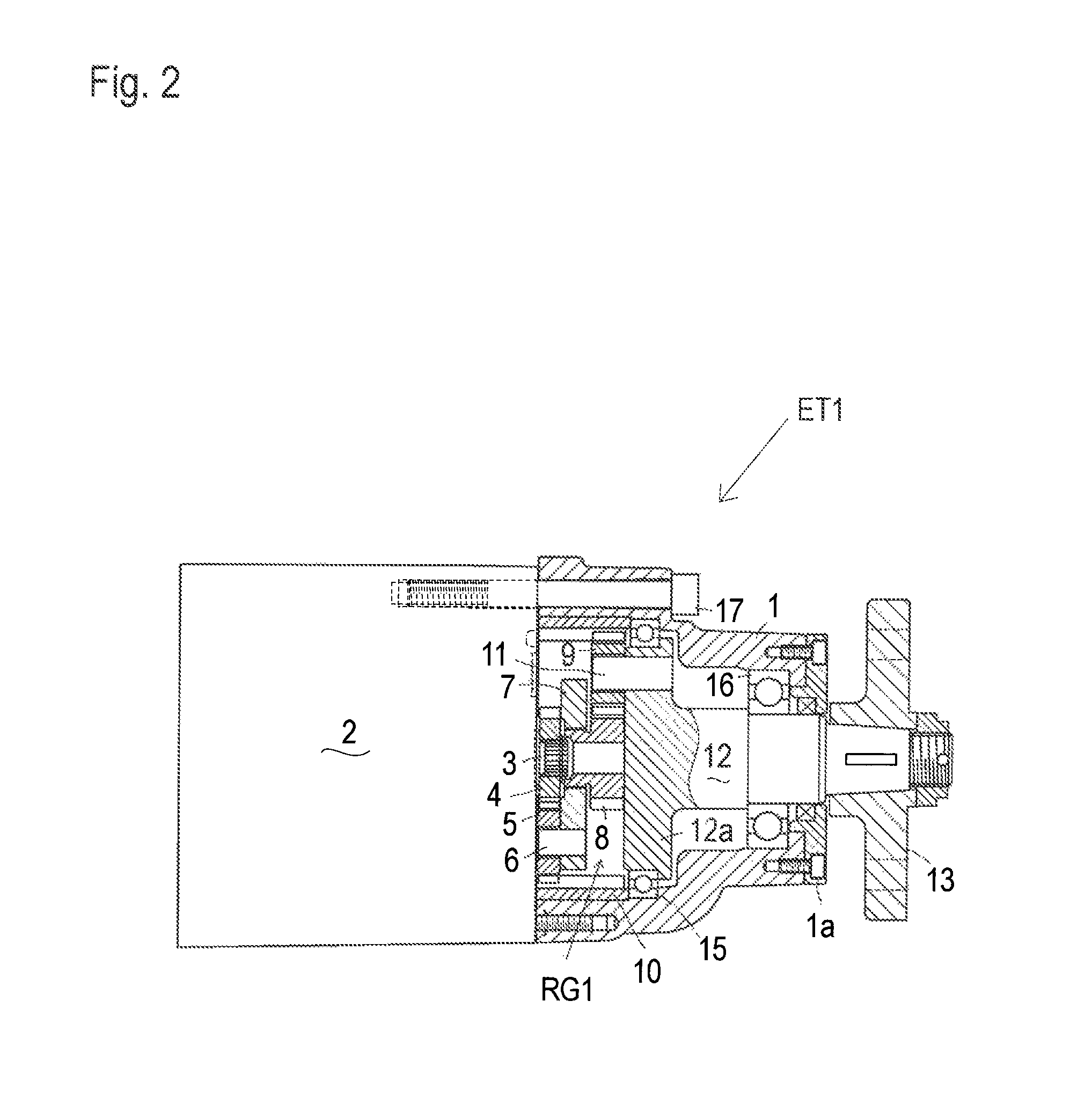 Vehicle with electric transaxle