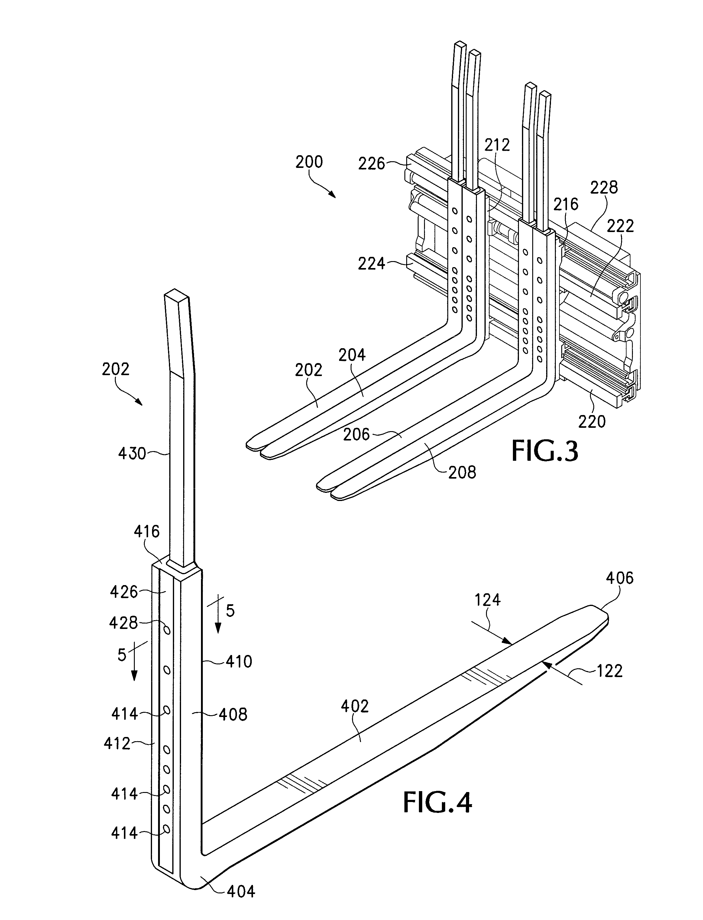 Load-lifting member with bolted joint