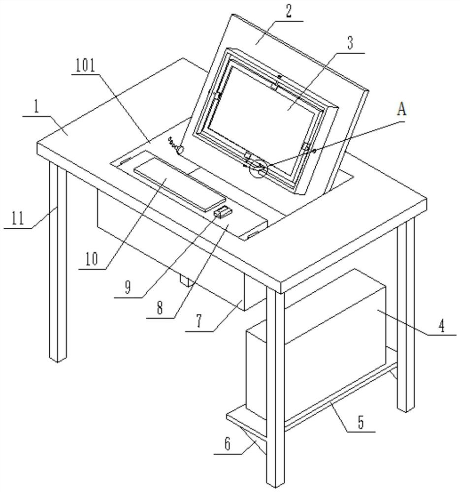 Computer teaching device