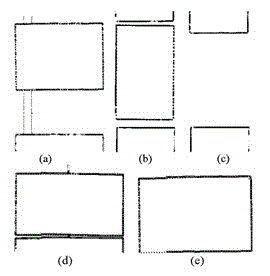 Quick rectangle detection method of images high resolution and high order of magnitude