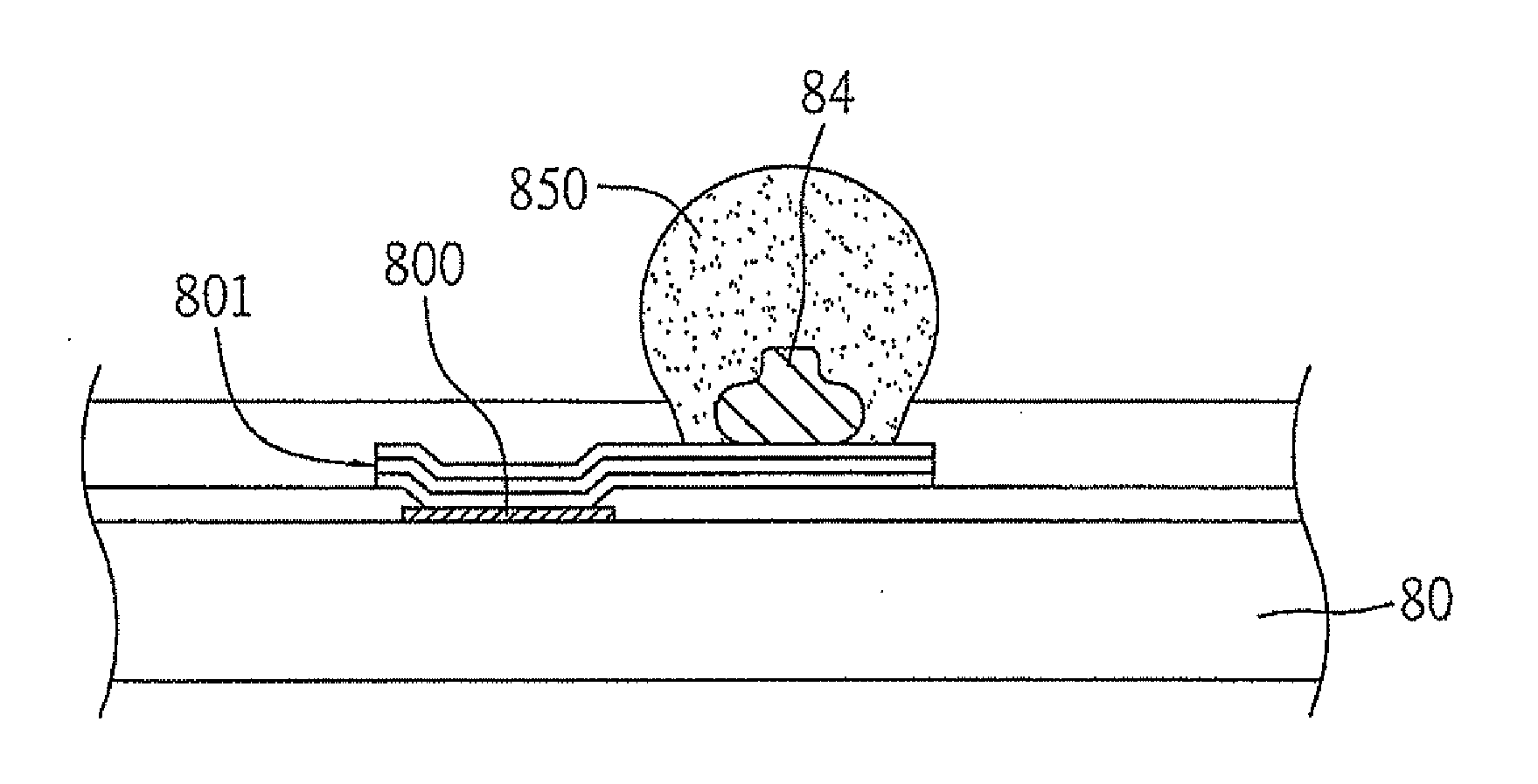 Conductive bump structure for semiconductor device and fabrication method thereof