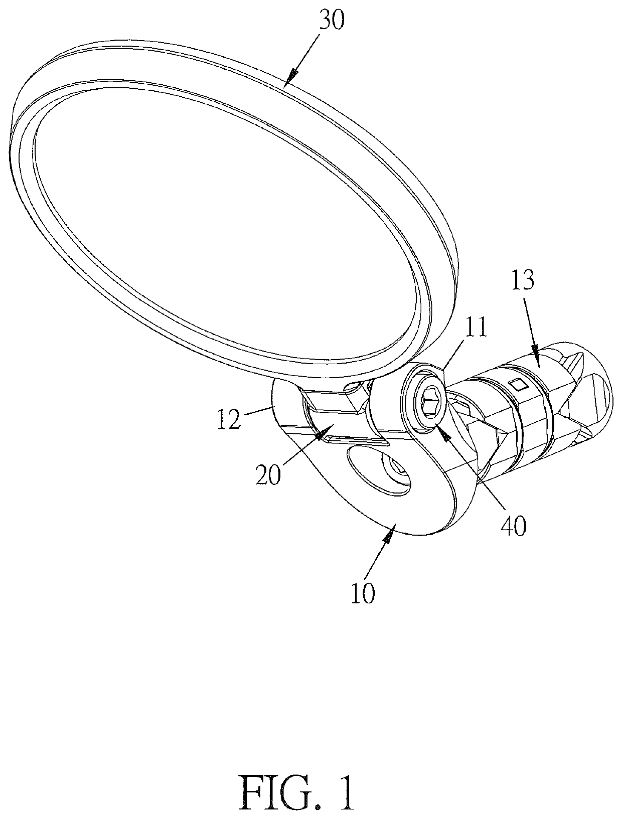 Rearview mirror structure for vehicle