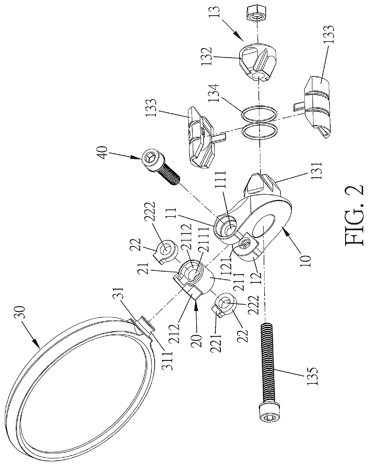 Rearview mirror structure for vehicle