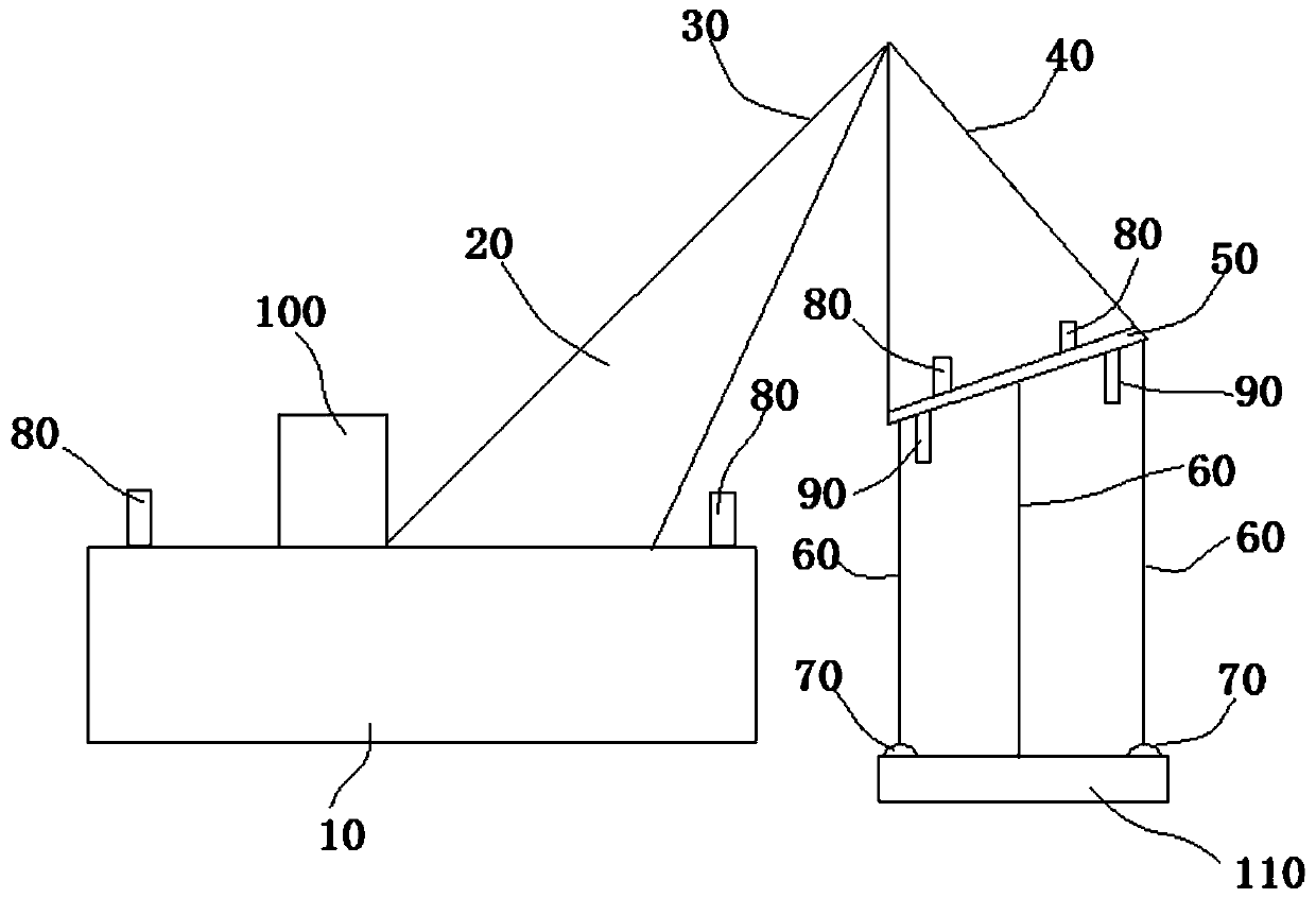 Underwater fence board preparation and positioning installation method and underwater fence board positioning installation system