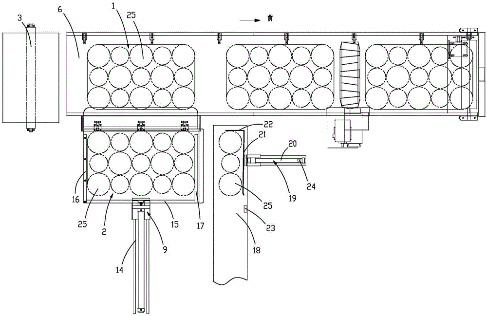 Automatic cone yarn bagging device