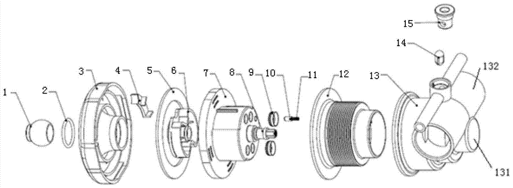 Spray head with changeable water type and jacuzzi bathtub with changeable water type spray head