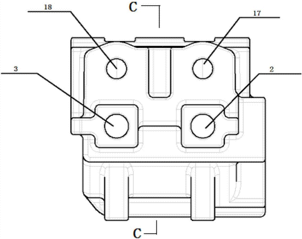 Valve body casting for vehicle-mounted pump