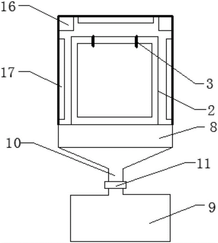 Cleaning device for glass production