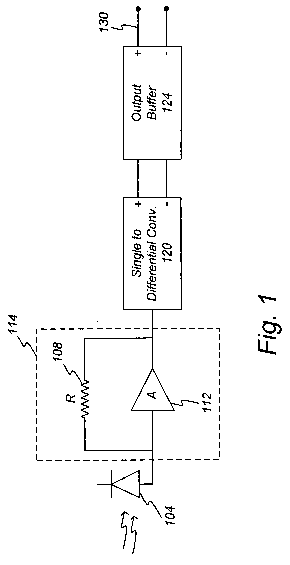 High sensitivity two-stage amplifier