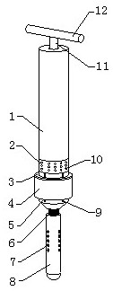 Clinical vaginal secretion sampling device