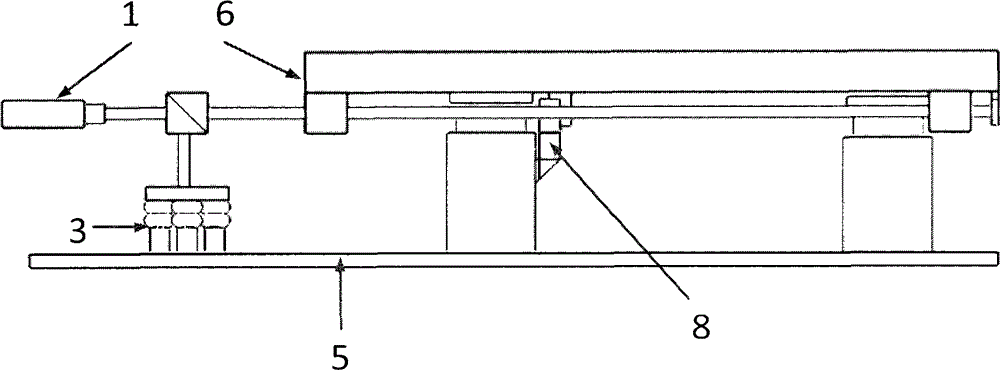 Gas magnetic vibration isolation platform based on spring zero position benchmark and laser auto-collimation measurement