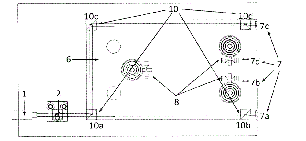 Gas magnetic vibration isolation platform based on spring zero position benchmark and laser auto-collimation measurement