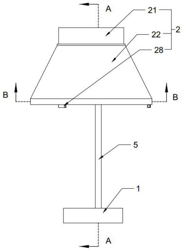 LED lamp shade with adjustable LED lamp illumination intensity